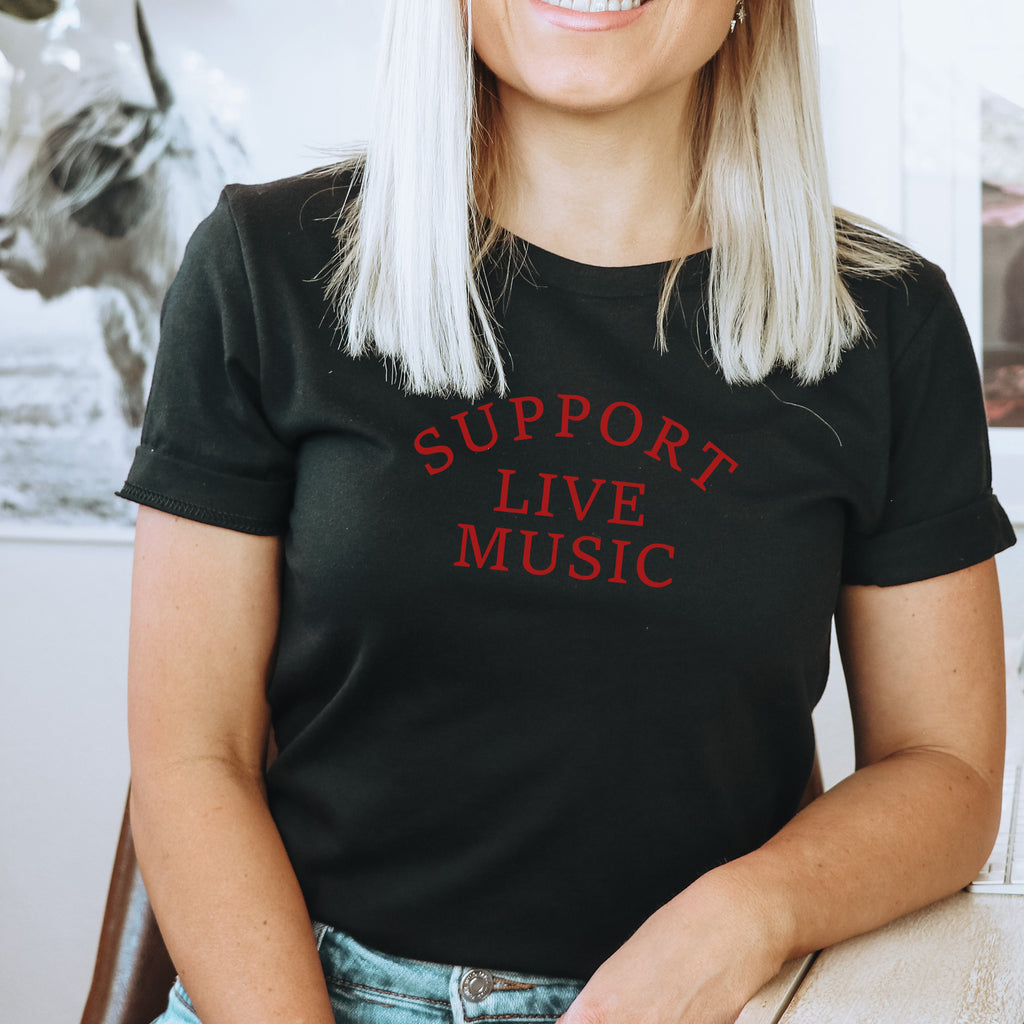 Support Live Music T-Shirt