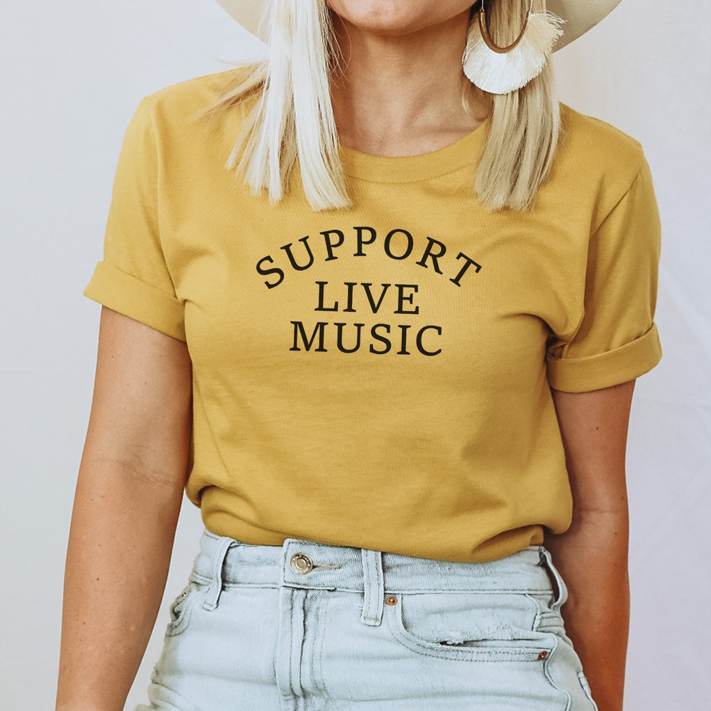 Support Live Music T-Shirt