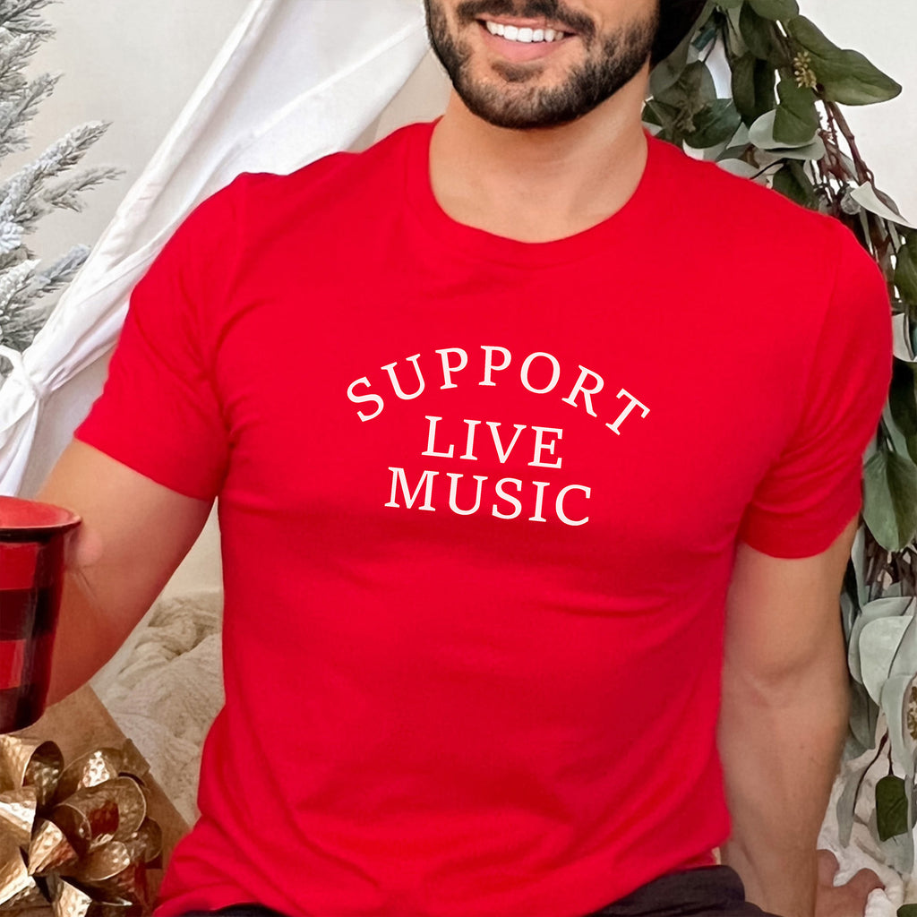 Support Live Music T-Shirt