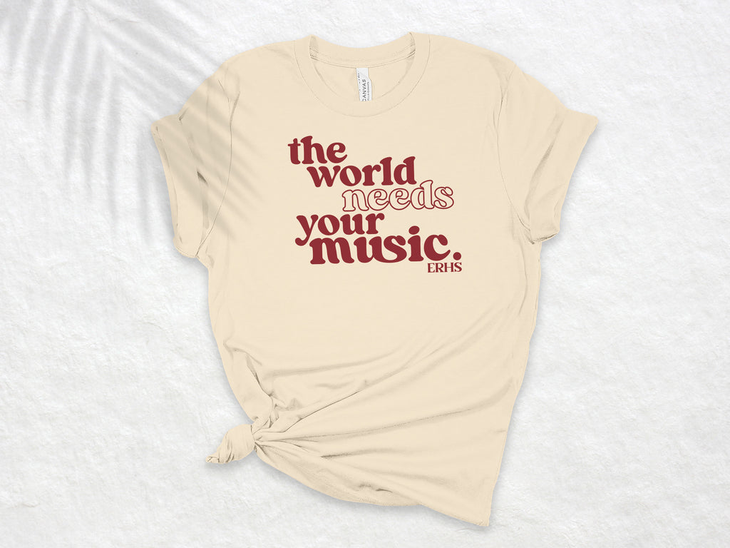 The World Needs Your Music T-Shirt